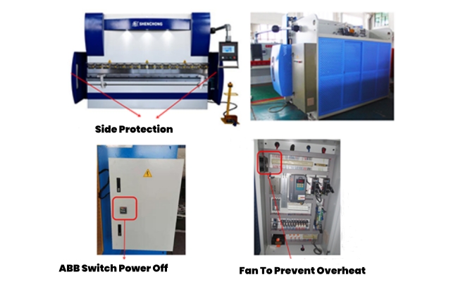 Proteção de segurança da prensa dobradeira CNC