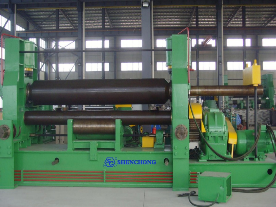 20x3000mm 3 roller plate bending roll