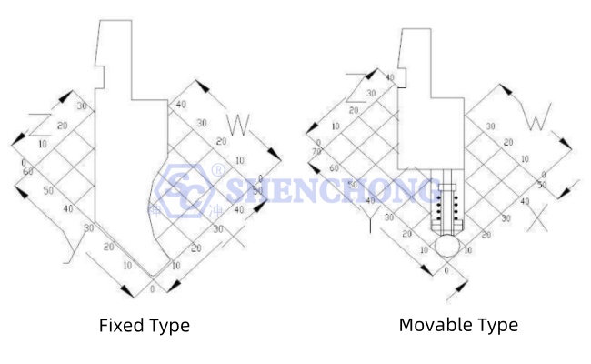 press brake arc upper punch