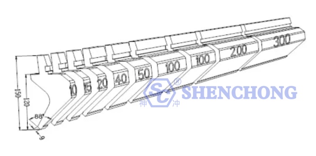 upper punch for press brake