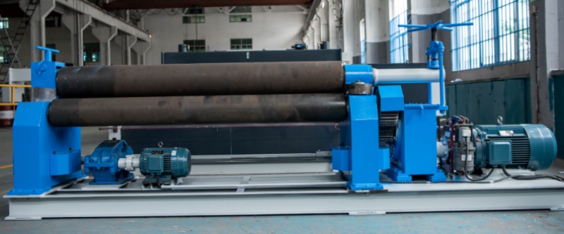 8x2000mm 3 roller plate rolling machine for sale