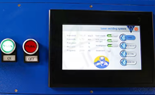 laser welding machine touch screen controller