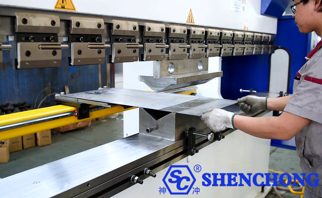 press brake sheet metal bending process